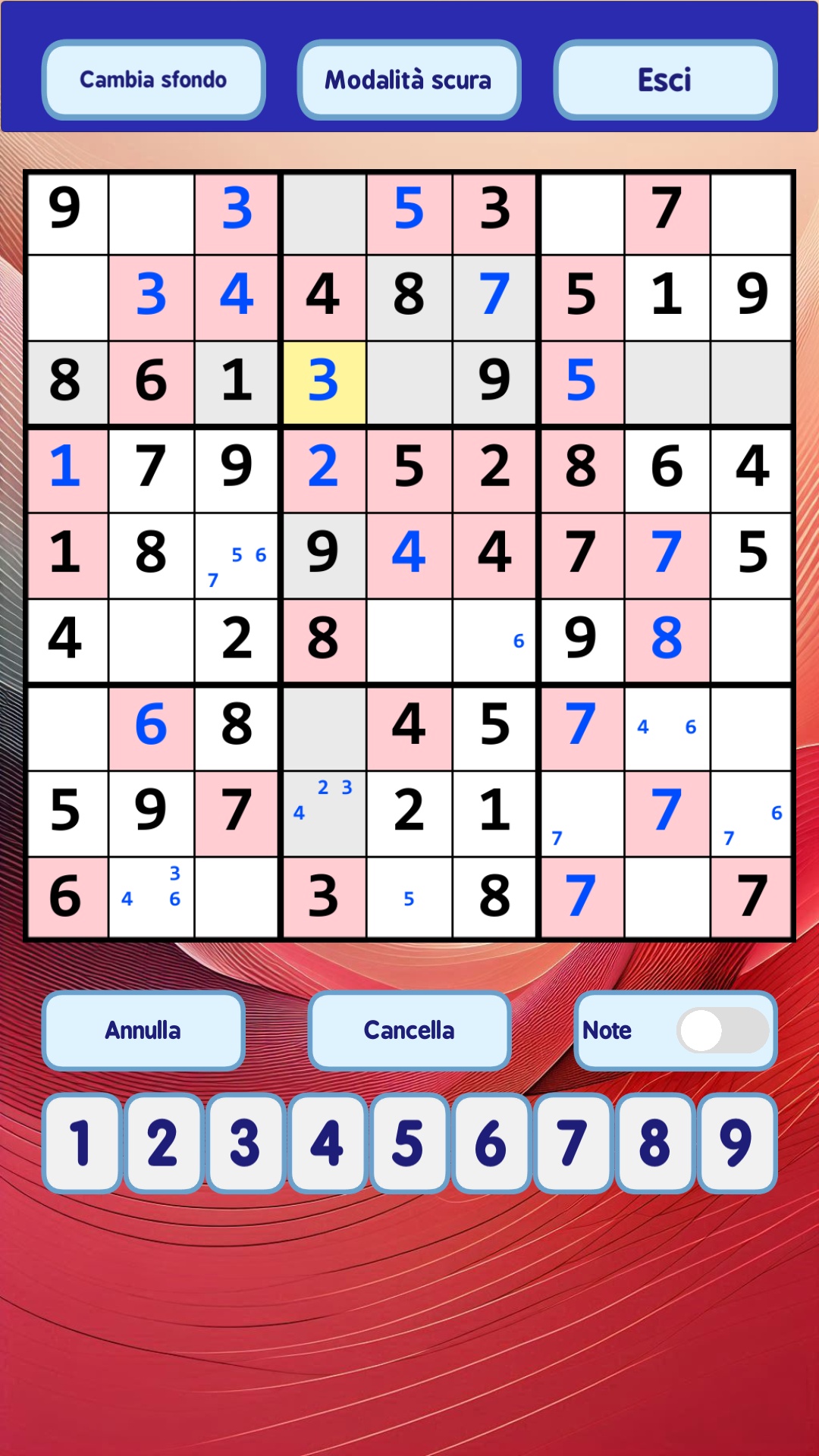 Screenshot 1 di Sudoku