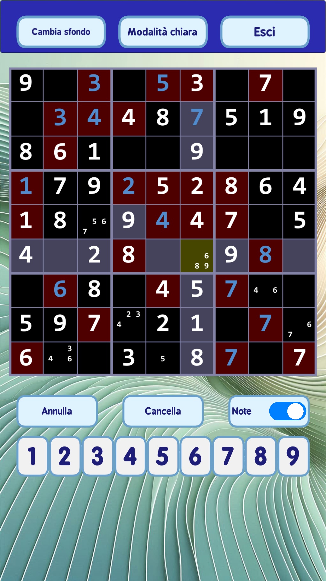 Screenshot 2 di Sudoku